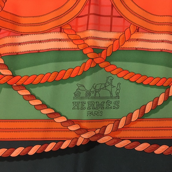NWB Womens HERMES Grande Tenue Henri d’Orginy Equestrian Royal Emblem Silk Scarf - Picture 6 of 8